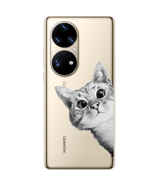Husa Huawei P50 Pro, Silicon Premium, Kitty